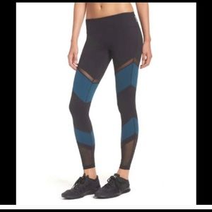Black and teal Zella Workout pants